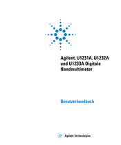 Agilent Technologies U1233A Benutzerhandbuch