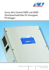 SMA SMC 5000 Installationsanleitung