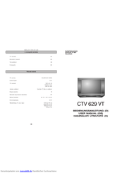 Clatronic CTV 629 VT Bedienungsanleitung