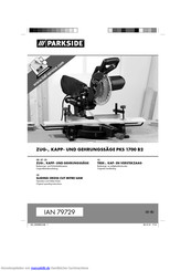 Parkside PKS 1700 B2 Originalbetriebsanleitung