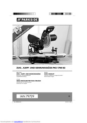 Parkside PKS 1700 B2 Originalbetriebsanleitung