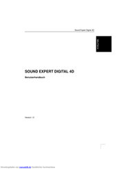Trust SOUND EXPERT DIGITAL 4D Benutzerhandbuch