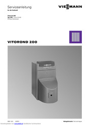 Viessmann Vitorond 200 Serviceanleitung