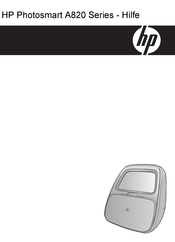 HP Photosmart A820 Handbuch