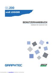 Graphtec GL200 midi LOGGER Benutzerhandbuch