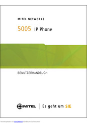 Mitel 5005 Benutzerhandbuch