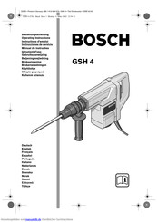 Bosch GSH 4 Bedienungsanleitung
