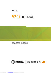 Mitel 5207 Ip Benutzerhandbuch