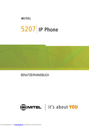 mitel 5207 Ip Benutzerhandbuch