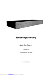 North Star Design USBdac32 Bedienungsanleitung