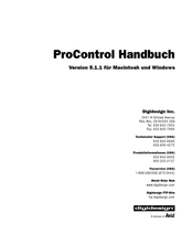DigiDesign ProControl Handbuch
