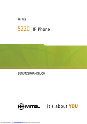 Mitel 5220 IP Benutzerhandbuch