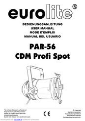 EuroLite PAR-56 Floorspot Bedienungsanleitung