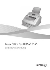 Xerox LF8145 Bedienungsanleitung