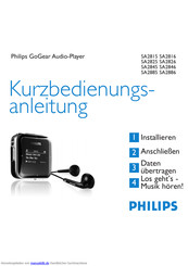 Philips GoGear SA2845 Kurzanleitung