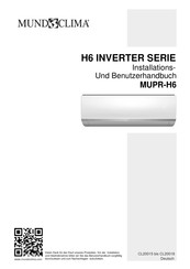 MUND CLIMA mupr-h6 Installationshandbuch