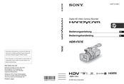 Sony HDR-FX7E Bedienungsanleitung
