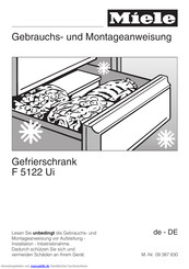 Miele F 5122 Ui Handbuch