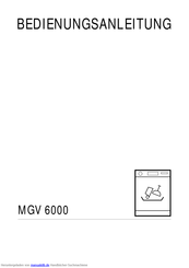 Küppersbusch MGV 6000 Bedienungsanleitung