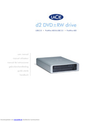 LaCie d2 DVD RW drive Handbuch