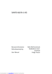 AEG SANTO 60270-5 KG Benutzerhandbuch