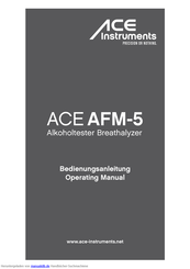 Ace instruments AFM-5 Bedienungsanleitung