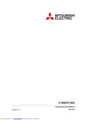 Mitsubishi Electric E1060/E1062 Installationshandbuch