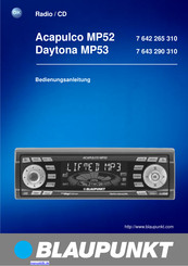 Blaupunkt Daytona MP53 Bedienungsanleitung