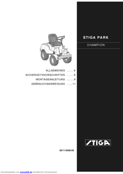 STIGA CHAMPION Handbuch