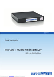 WireGate WiraGate1 Multifunktionsgateway Schnellstartanleitung