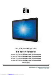 Elo Touch Solutions ESY15i2 Bedienungsanleitung