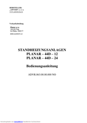 Planar 44D-12 Bedienungsanleitung