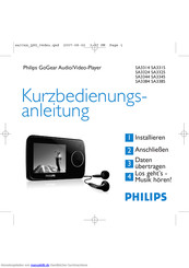 Philips GoGear SA3315 Kurzanleitung