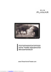 Planar PD470 Benutzerhandbuch