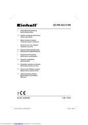 EINHELL GC-PM 46/2 S HW Originalbetriebsanleitung