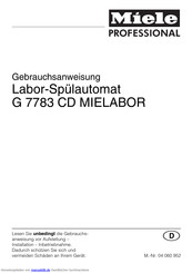 Miele G 7783 CD Gebrauchsanweisung