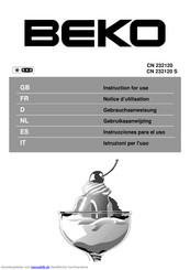 BEKO CN 232120 S Gebrauchsanweisung