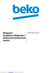 BEKO RDSE465K31W Handbuch