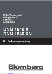 Blomberg DNM 1840 XN Bedienungsanleitung