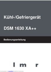 Blomberg DSM 1630 XA++ Bedienungsanleitung