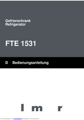 Blomberg FTE 1531 Bedienungsanleitung