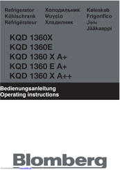Blomberg KQD 1360X Bedienungsanleitung