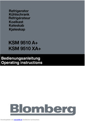 Blomberg KSM 9510 XA+ Bedienungsanleitung
