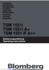 Blomberg TSM 1551i Bedienungsanleitung