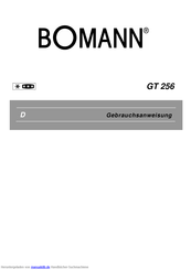 Bomann GT 256 Gebrauchsanweisung