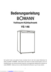 Bomann VS 146 Bedienungsanleitung