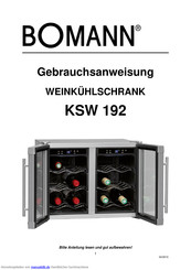 Bomann KSW 192 Gebrauchsanweisung