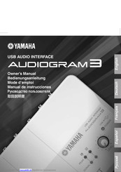 Yamaha Audiograd 3 Bedienungsanleitung