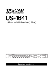 Tascam US-1641 Benutzerhandbuch