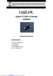 LogiLink VG0002A Bedienungsanleitung